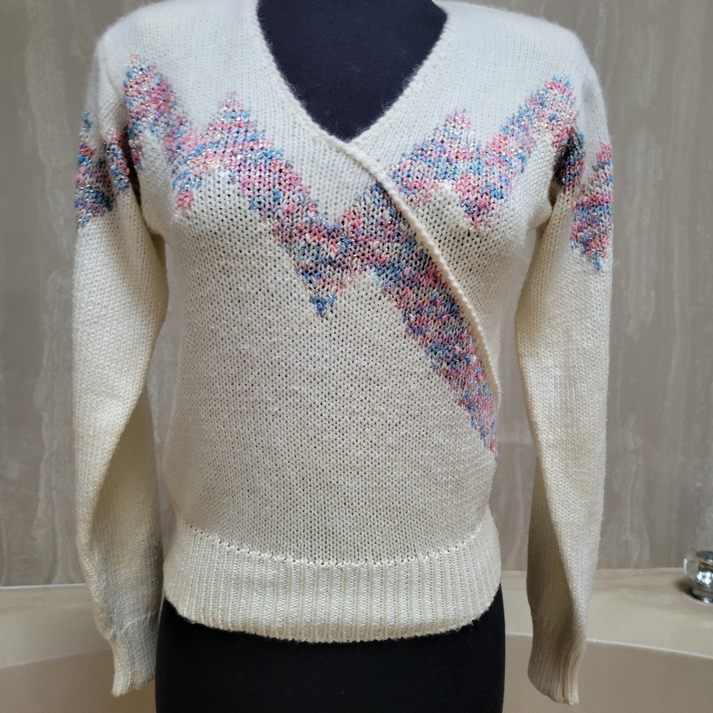 80,s  cropped sweater size SM